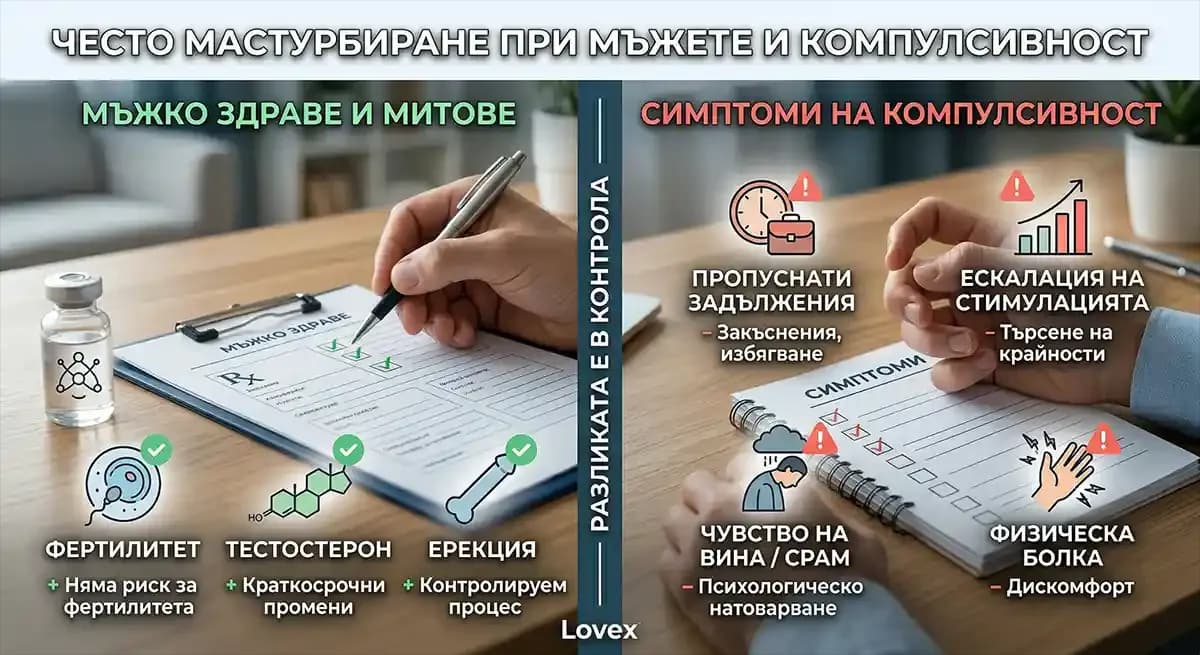 Как се отразява честото мастурбиране при мъжете