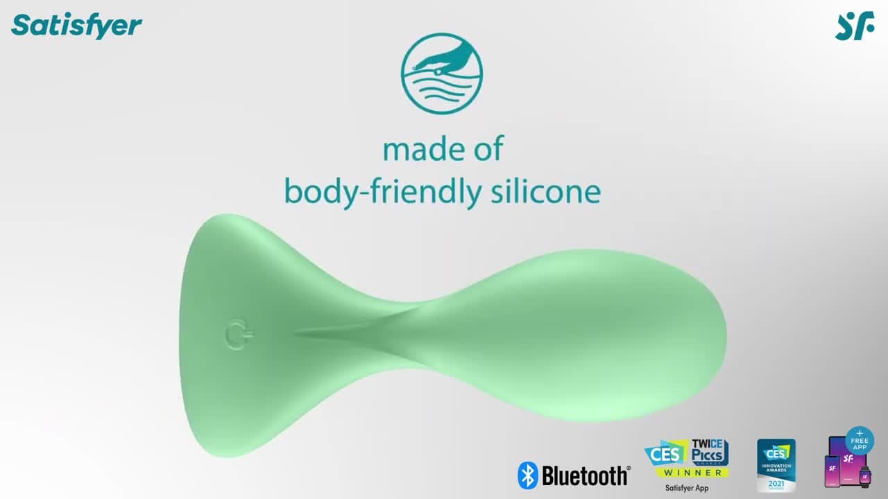Satisfyer 13.5 см Черен Вибриращ Анален Плъг с Bluetooth и App Управление Trendsetter