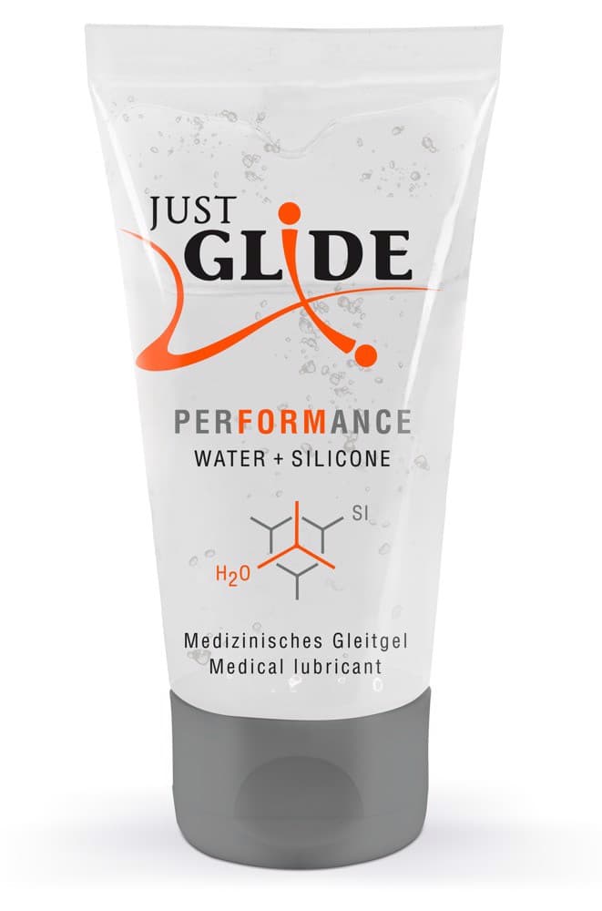 Just Glide 50 мл. Хибриден лубрикант за дълготрайна секс игра подходящ и за играчки Performance — 1/3