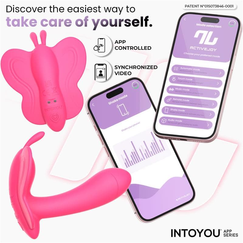 InToYou Вибратор Пеперуда с App Wingy — 1/10