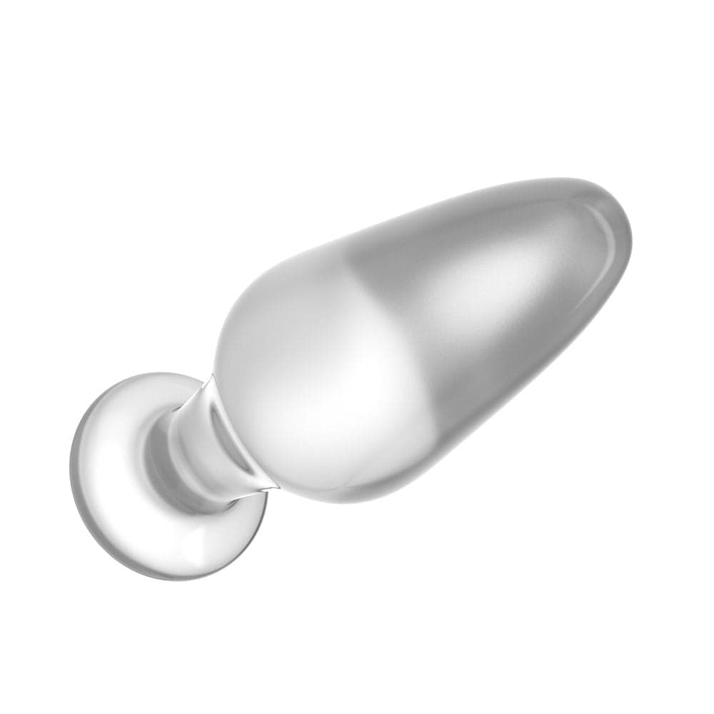 Lovetoy прозрачен анален плъг стъкло GR — 1/7
