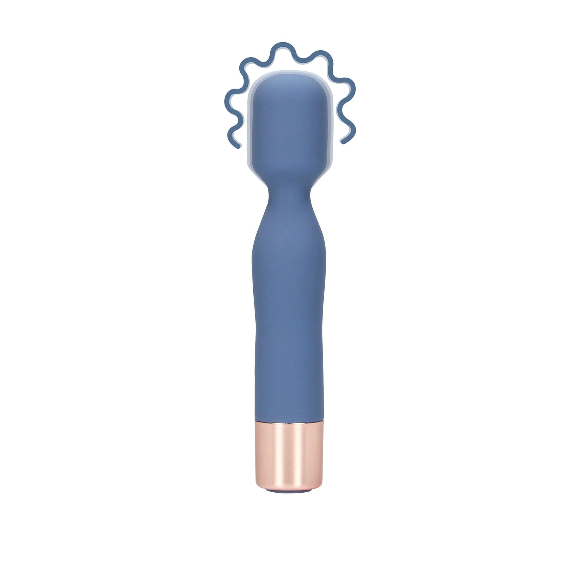 Loveline мини wand вибратор Blue Horizon — 1/7