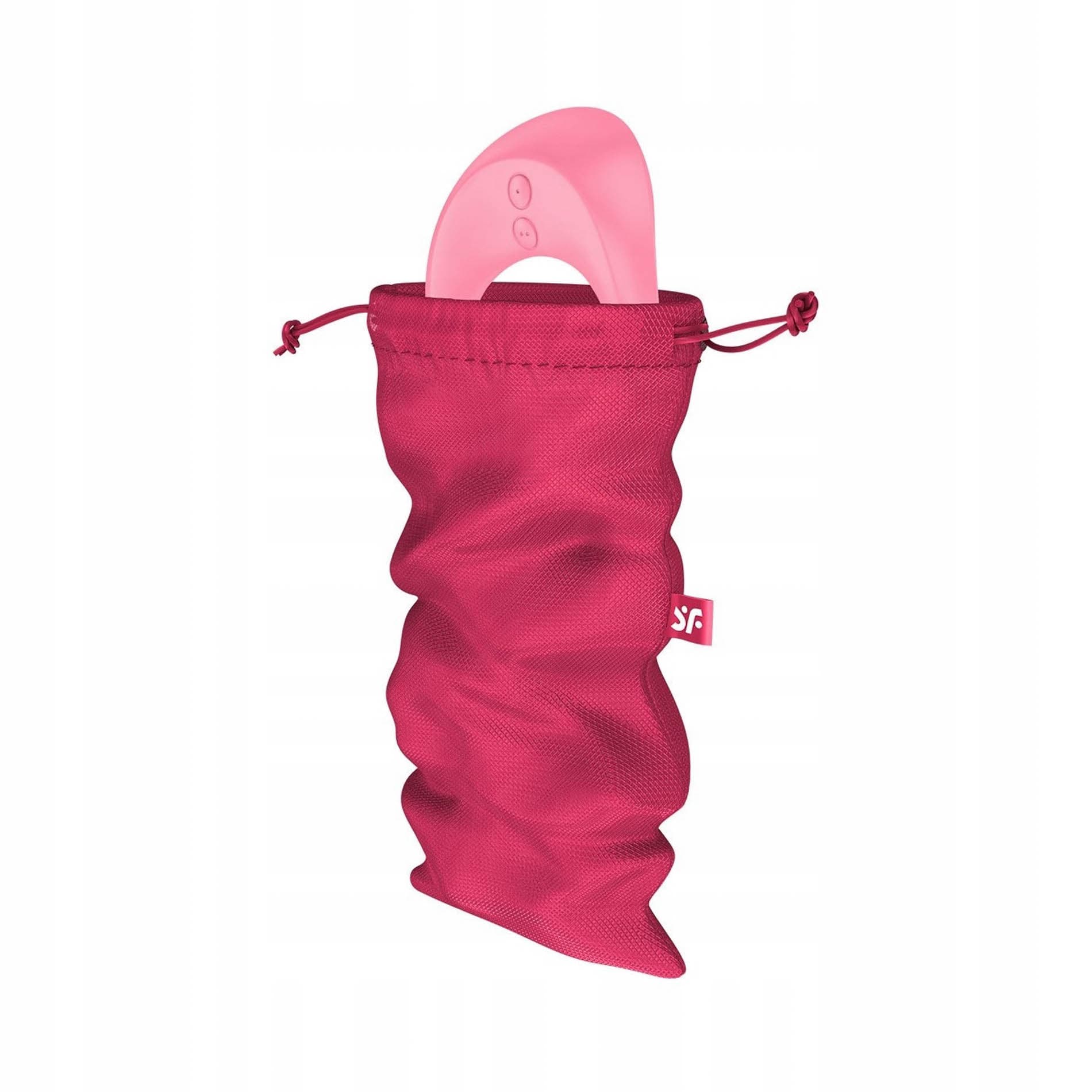 Satisfyer плюшена чанта розова M — 1/4
