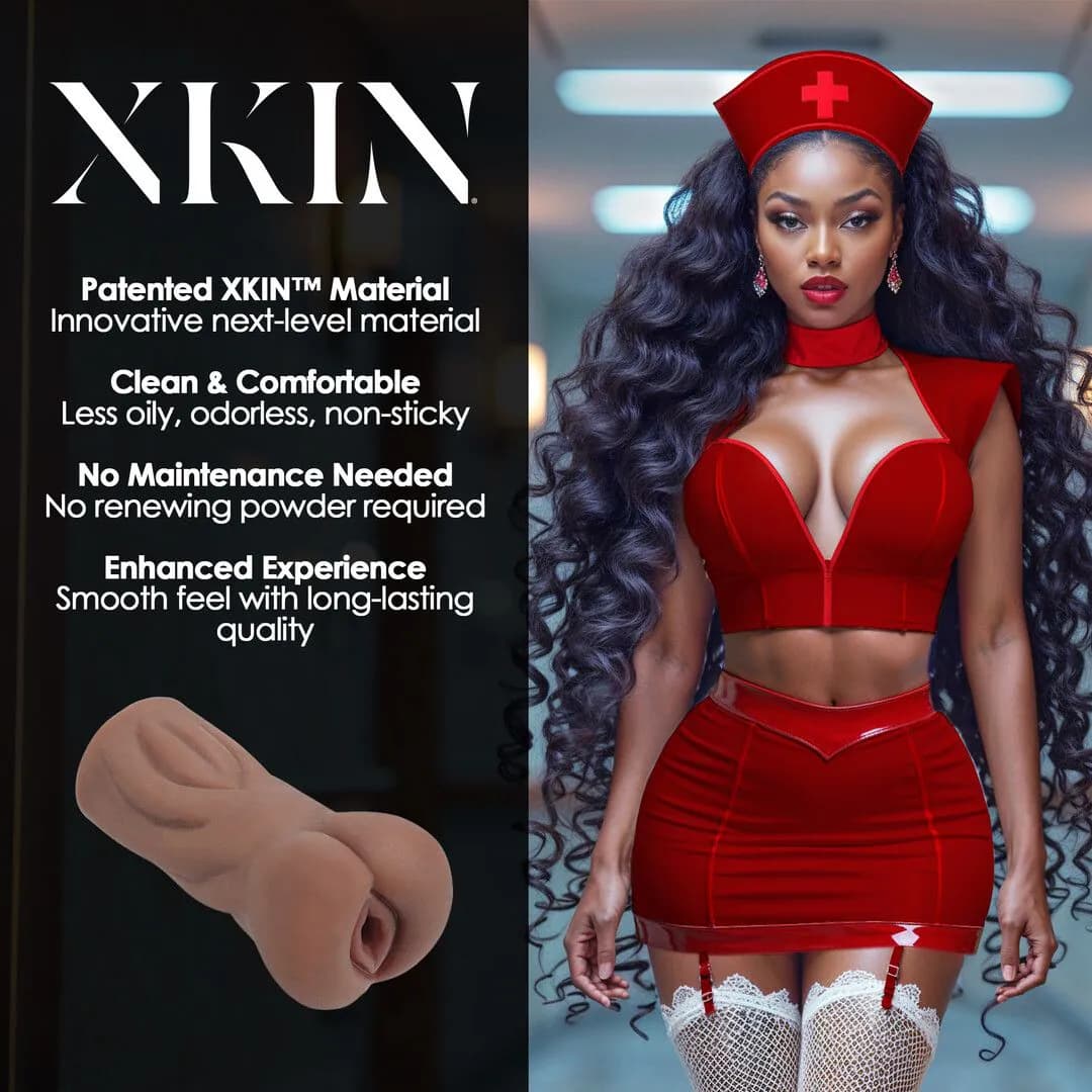 XKIN вагина мастурбатор Brown Riley с AR — 1/8