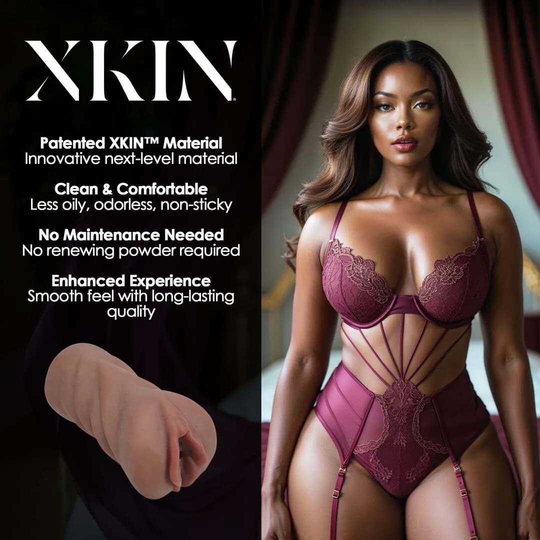 XKIN реалистична изк вагина Imani с AR — 1/8
