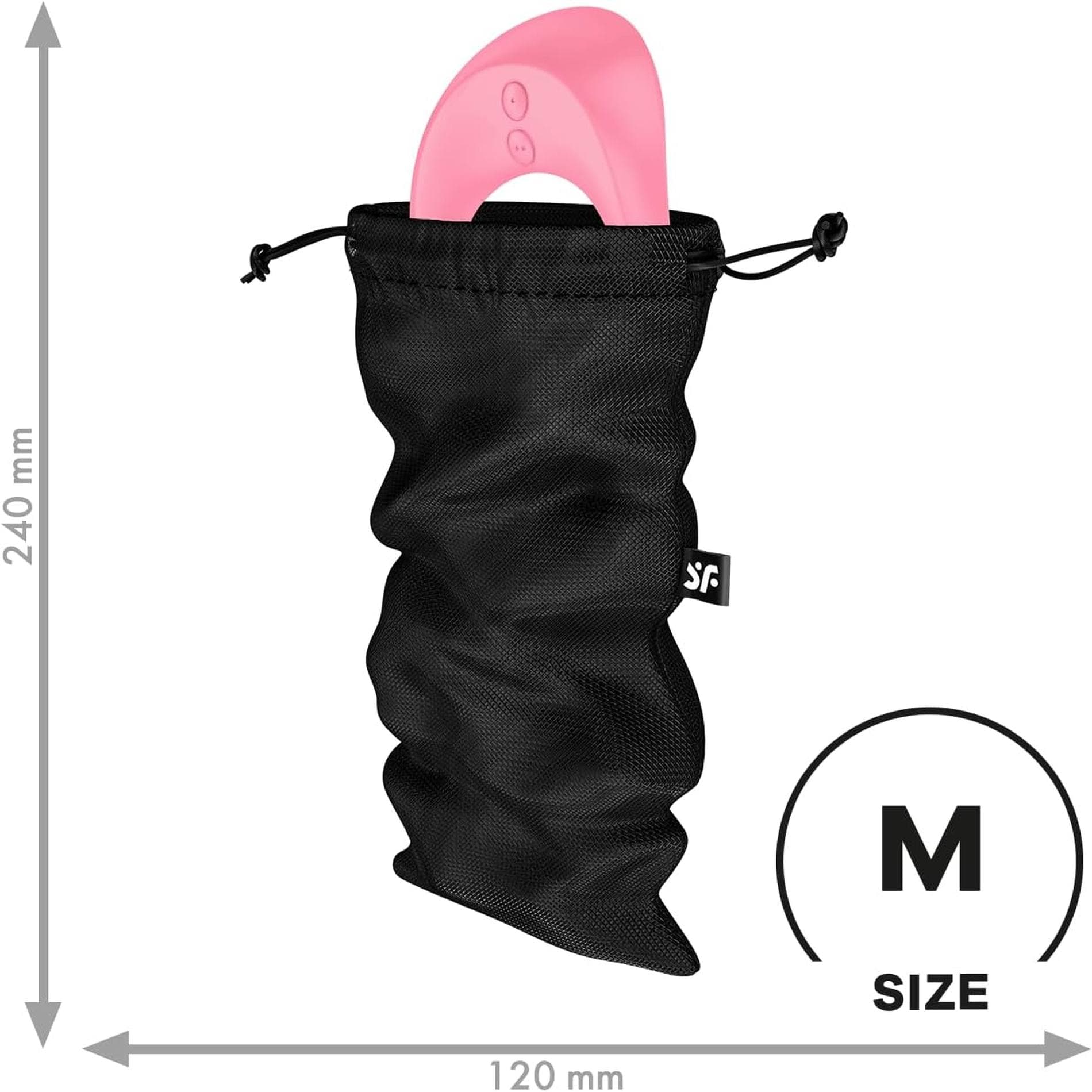 Satisfyer Чанта M Черна Treasure Bag