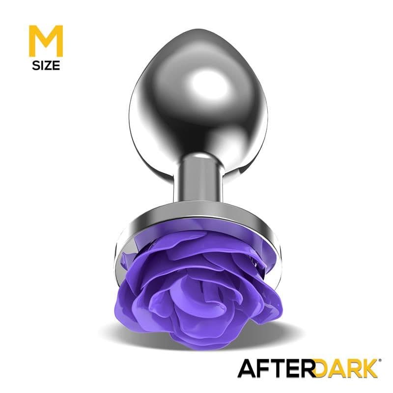 AfterDark Ан. Плъг 9.1 см Лилава Роза M — 1/5
