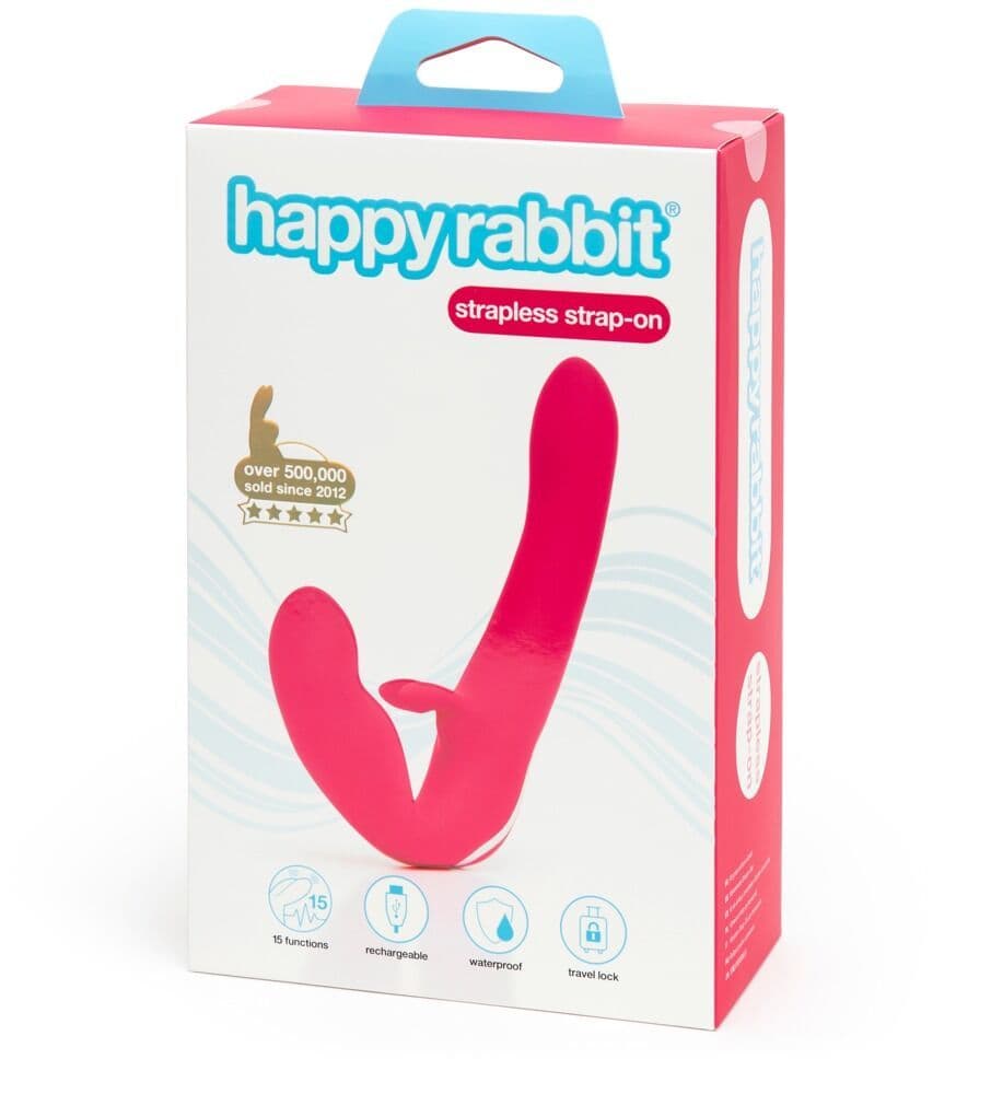 Happy Rabbit 2в1 Страпон с Рабит Вибратор — 1/6