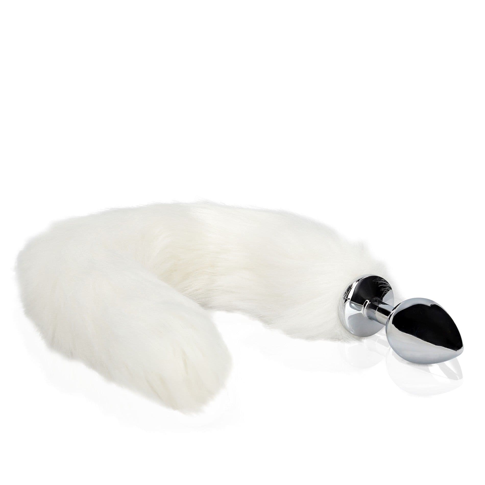 Ouch! Анален Плъг с Пухкава Бяла Опашка — 1/10
