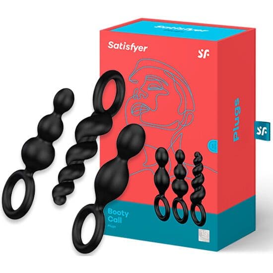 Satisfyer Plugs 3 бр Сет Анални Играчки — 1/2