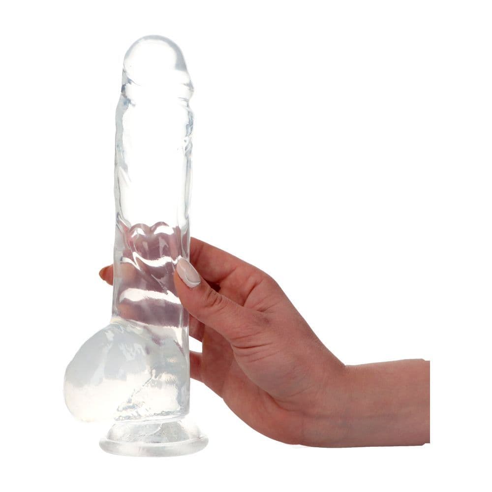 Toyz4Lovers Прозрачно Гладко Дилдо 23 см — 1/4